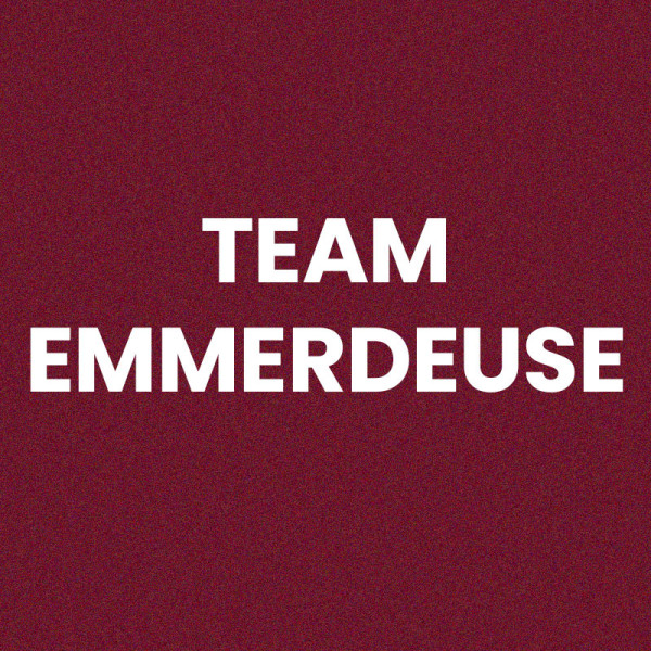 Chaussettes - Femme - Bordeaux avec paillettes - Team emmerdeuse - Taille 36/42 - Humour - Cadeau