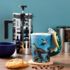 Tasse - Mug - Anse forme de tortue - Tortues - Fonds marins - Idée cadeau