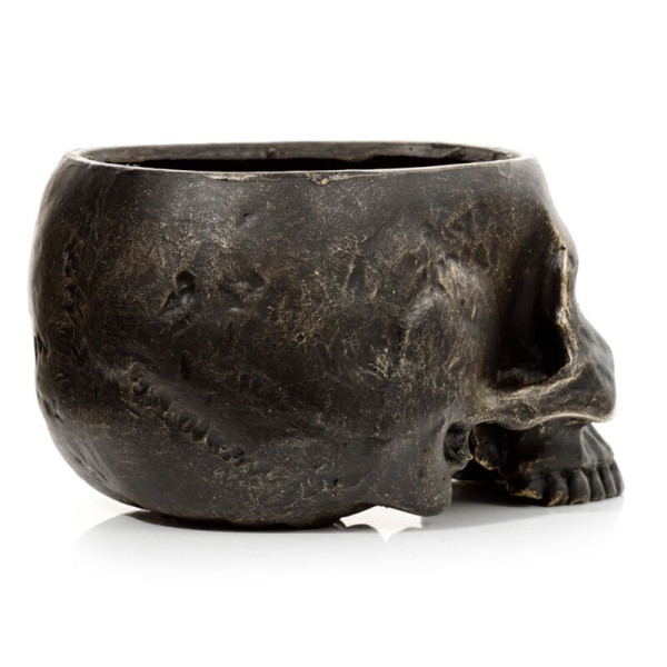 Vase - Pot pour plante - Forme de crâne - 10,5x12,5x19,5cm - Décoration originale