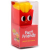 Taille-crayon - 1 trou - Burger - Frites - Modèle aléatoire - Petit format - Idéal trousse
