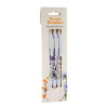 Stylo bille - Encre noire - Rétractable - 3 modèles assortis - Motif abeille et fleurs