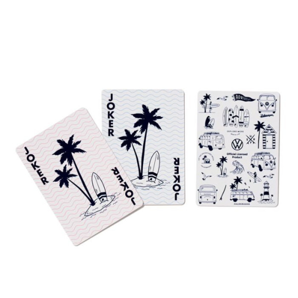 Jeu de  cartes - Traditionnel - Illustration Volkswagen officiel - 52 cartes + 2 jokers