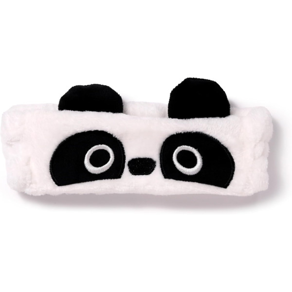 photo-Bandeau - Cheveux - Maquillage - Panda - Tout doux - Taille unique - Extensible