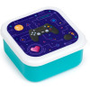 Boîtes à déjeuner - Assortiment 3 tailles - Plastique - Enfant - Game over - Design rétro