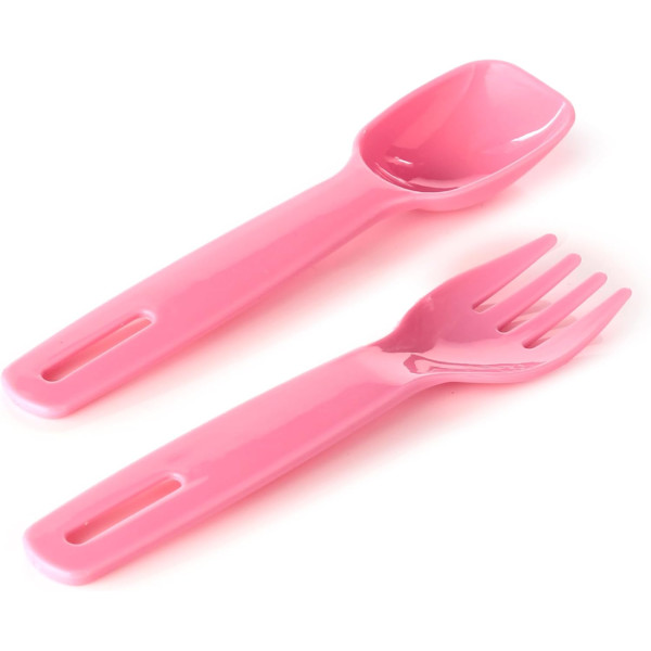 Boite à déjeuner - Avec couverts - Rose - Pusheen le chat - Plastique sans BPA