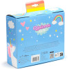 Boite à goûter et gourde avec paille - Licorne - Rose/Bleu - Plastique sans BPA