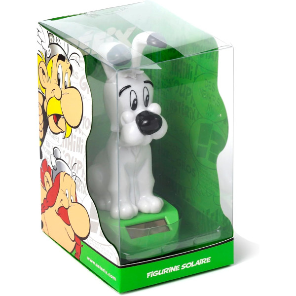 Figurine - Idéfix  - Chien de Astérix et Obélix - Energie solaire - Décoration