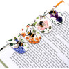 photo-Marque-pages - Pour livre - Magnétique - 4 modèles fleurs et abeille - Idée cadeau
