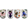 Marque-pages - Pour livre - Magnétique - 4 modèles fleurs et abeille - Idée cadeau