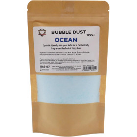 photo-Poudre de Bain - Bombe de bain - Parfum océan - Sachet de 190g