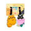 photo-Etiquettes pour bagages et valises - PVC - Chats - Réglable - Personnalisable
