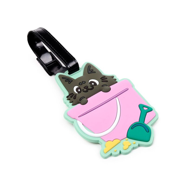 Etiquettes pour bagages et valises - PVC - Chats - Réglable - Personnalisable