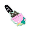 Etiquettes pour bagages et valises - PVC - Chats - Réglable - Personnalisable