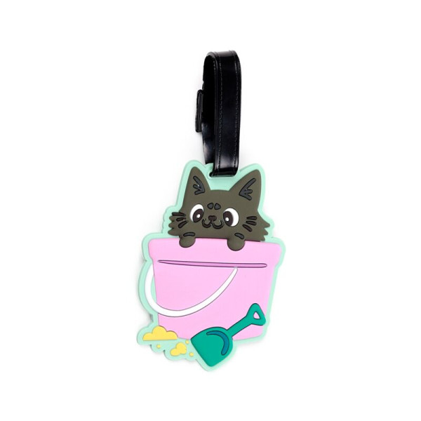 Etiquettes pour bagages et valises - PVC - Chats - Réglable - Personnalisable
