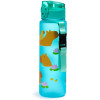 Gourde - Avec paille intégrée - Plastique sans BPA - 600ml - Enfant - Motif animal