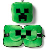 photo-Coussin de voyage - Avion, voiture, train - Coussin - Masque yeux - Pixel