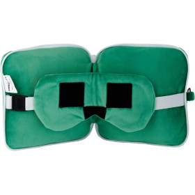 Coussin de voyage - Avion, voiture, train - Coussin - Masque yeux - Pixel