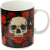 photo-Tasse - Mug - Crâne + roses - Porcelaine - Idée cadeau