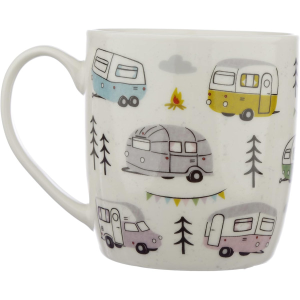 Tasse - Mug - Motif caravane américaine - Céramique - Idée cadeau - Original