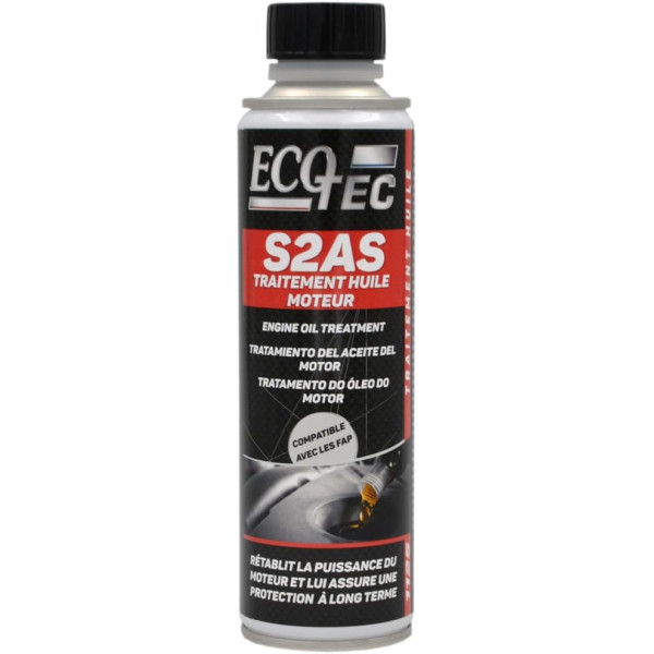 photo-Additif moteur - Traitement huile moteur - Technologie SAAS - ECO TEC - S2AS - 300ml