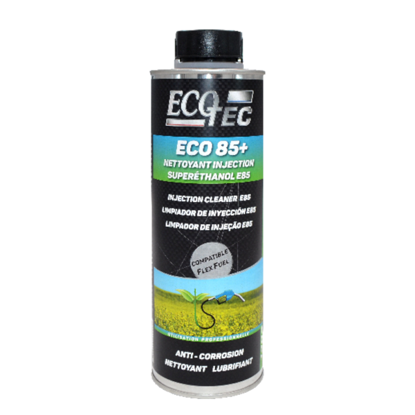 photo-Produit nettoyant - Injection - Super éthanol E85 - Voiture bioéthanol E85 - ECO TEC - ECO85+