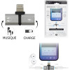 Adaptateur pour Iphone, Ipad et Ipod - Chargez et écoutez en même temps