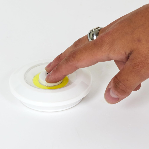 2 lampes LED - Avec télécommande - LED COB - Ultra lumineux - Se colle facilement