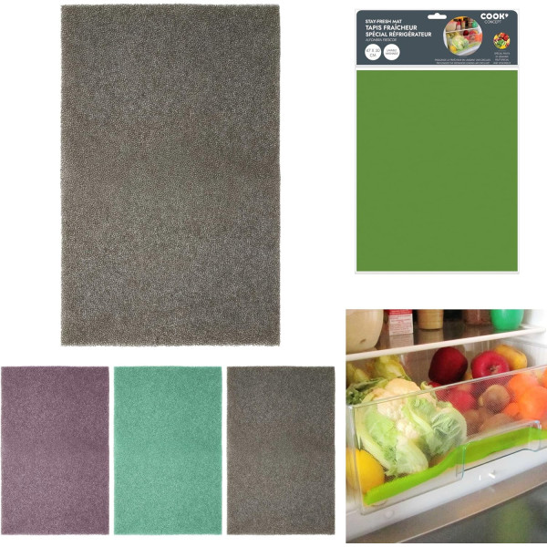 Tapis fraîcheur pour frigo - Anti humidité - Pour fruits et légumes - 47x30x3cm