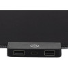 Tapis de souris - Gamer - Noir - Grand format 80x30cm - 2 ports USB + éclairage RGB