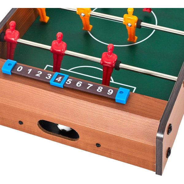 Baby-foot - A poser sur une table - 51x31x10cm - Idéal pour le bureau - Idée cadeau