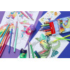 Crayons de couleur - Coloriage - Enfant - 18 couleurs + 6 métalliques - Ergonomique - Faber-Castell