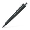 photo-Stylo à bille - Noir - Encre bleue - Pointe moyenne - Grip - Rétractable - Faber-castell - Poly Ball
