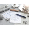 Stylo à bille - Bleu marine - Encre bleue - Pointe moyenne - Grip - Rétractable - Faber-castell - Poly Ball