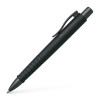 photo-Stylo à bille - Noir - Encre bleue - Pointe moyenne - Grip - Rétractable - Faber-castell - Poly Ball