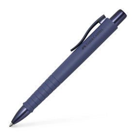 photo-Stylo à bille - Violet - Encre bleue - Pointe moyenne - Grip - Rétractable - Faber-castell - Poly Ball