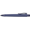 Stylo à bille - Violet - Encre bleue - Pointe moyenne - Grip - Rétractable - Faber-castell - Poly Ball