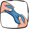 Gomme - Souple et molle - Bleu - Avec boîte hermétique - Forme escargot - Maped CrocCroc