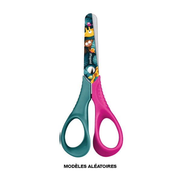 photo-Ciseaux - Scolaire - Apprentissage - 12 cm - Dès 3 ans - Maped - Jungle Fever