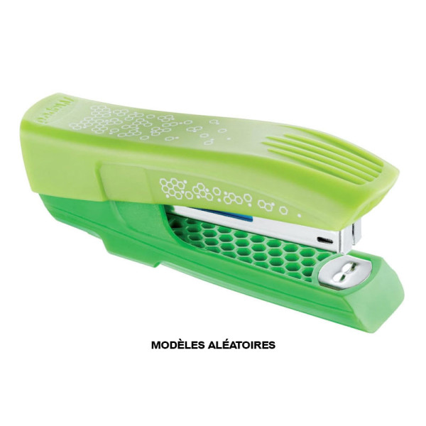 Agrafeuse de poche + agrafes n°10 - Jusqu'à 15 feuilles - Coloris aléatoires - Maped