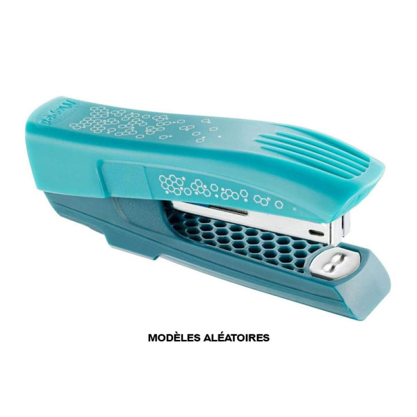 Agrafeuse de poche + agrafes n°10 - Jusqu'à 15 feuilles - Coloris aléatoires - Maped