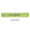 Règle - Double décimètre - 20cm - Plastique - Flexible - Couleurs aléatoires - Maped
