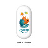 Gomme - Blanche - Sans PVC - Scolaire - Idéal pour la trousse - Maped - Jungle Fever