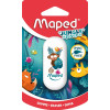 Gomme - Blanche - Sans PVC - Scolaire - Idéal pour la trousse - Maped - Jungle Fever