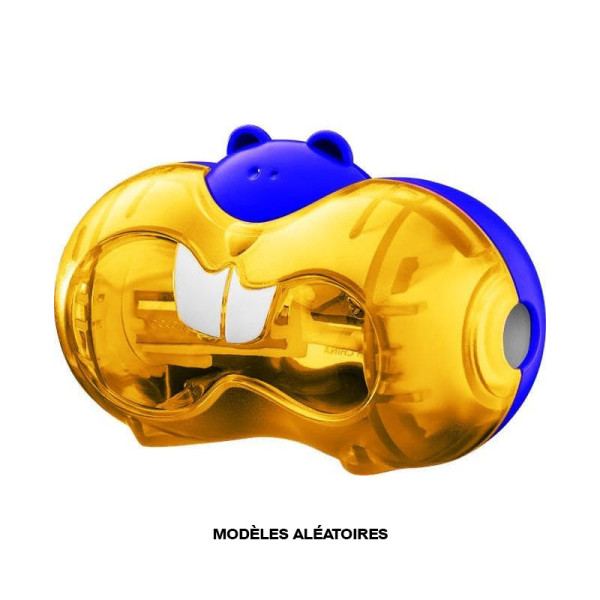 Taille-crayon - 2 trous - Avec réservoir en plastique - Enfant - Dès 3 ans - Maped CrocCroc