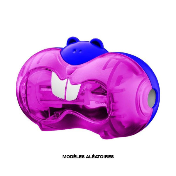 Taille-crayon - 2 trous - Avec réservoir en plastique - Enfant - Dès 3 ans - Maped CrocCroc