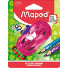 Taille-crayon - 2 trous - Avec réservoir en plastique - Enfant - Dès 3 ans - Maped CrocCroc