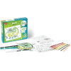 Coffret coloriage - Thème dinosaure - 3 modèles + crayons aquarellables - Dès 7 ans - Maped creativ