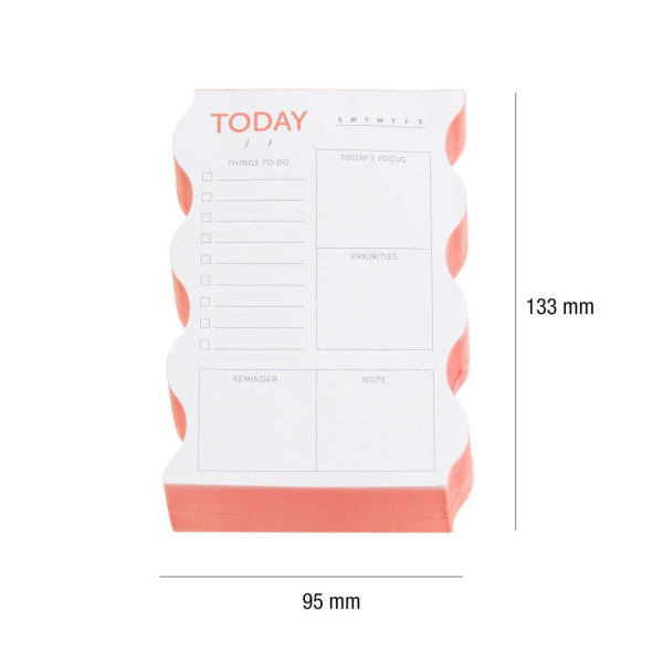 Bloc-notes - Mémo - To do list - 9,5x13cm - 60 feuilles - Idéal pour le bureau - Miquelrius