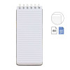 Carnet - Notes - 19x8,7cm - Spirales - 80 feuilles - Listes, to do list - Miquelrius