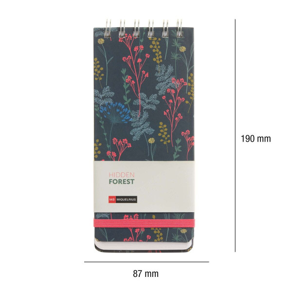 Carnet - Notes - 19x8,7cm - Spirales - 80 feuilles - Listes, to do list - Miquelrius
